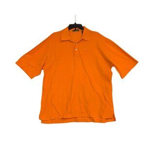 Wailea Maui Hawaii Orange Polo Shirt L 100% Mercerized Cotton Embroidered Logo L
